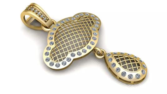 Leaf earrings 3D printable model