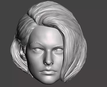Jill Valentine Resident Evil 3 Remake headsculpt