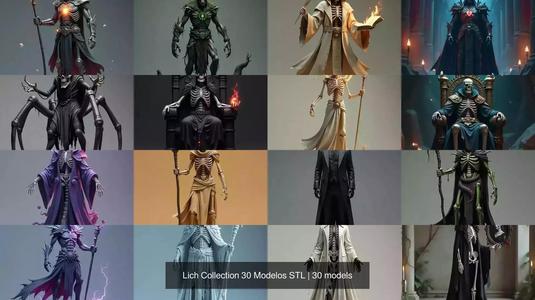 Lich Collection 30 Modelos STL
