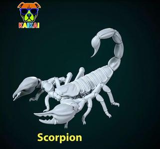 Desert scorpion model - statue -  3D print