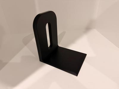 Minimalist Book End Plate