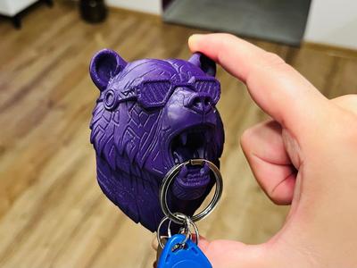 Cyber Bear wall mounted decoration key holder organizer