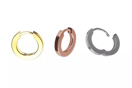Square Huggie Hoop 12mm