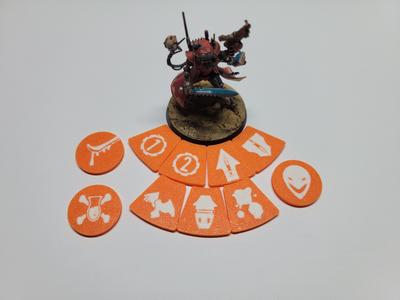 KT24 Hand of the Archon Tokens (deboss and multicolor)