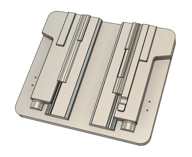 Springfield Echelon comp 4" with Olight Baldr S/mini Holster Mold and Trimjig