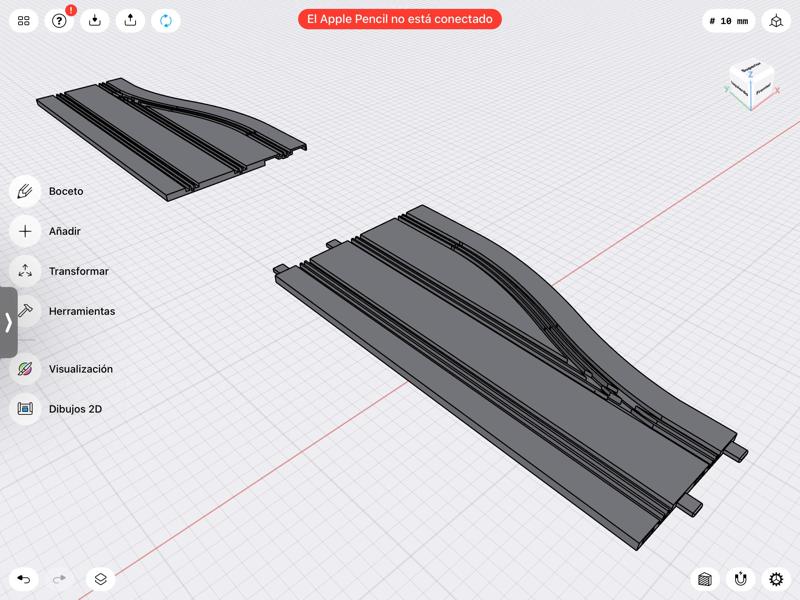scalextric compact extra lane/rail