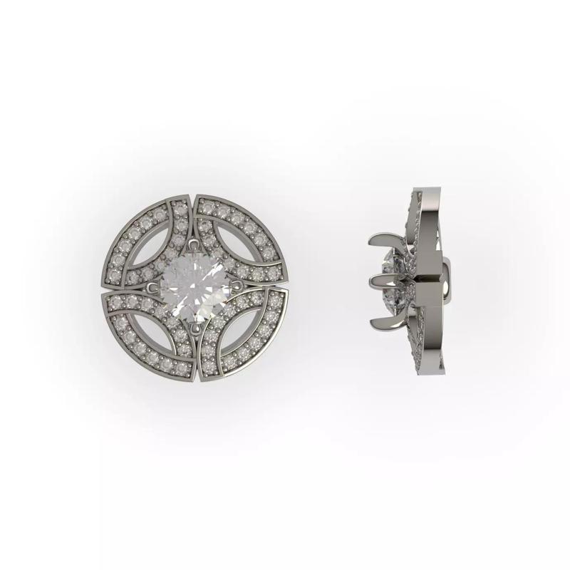 Gala Diamond Stud Earring