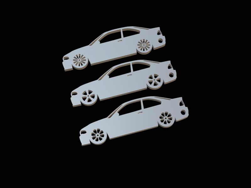 bmw e46 coupe keychain