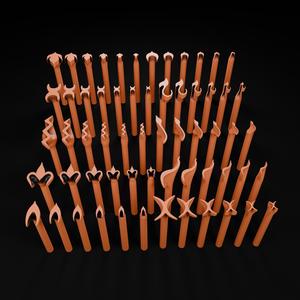 Megapack of Pointillism Tools Part 2 - 61 Parts / 10 Different Shapes