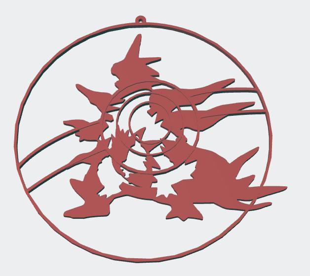 Pokemon Pokeball Larvitar Family Art