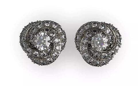 Infinity Ruban Studs