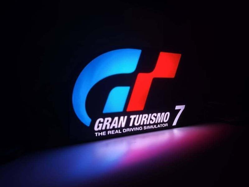Gran Turismo 7 Logo Lightbox, Multi-Material printer required.