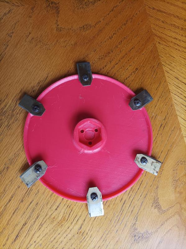 Hookii Neomow S-Plateau 6 Blades inverted