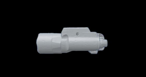 Surefire X300 U-B Weapon Light Real-Size Scan