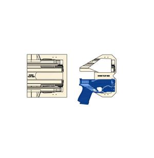 Glock 19 45 Gen5 TLR-7A IWB Taco Holster Mold with TrimJigg