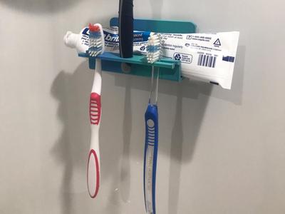 shower toothbrush holder