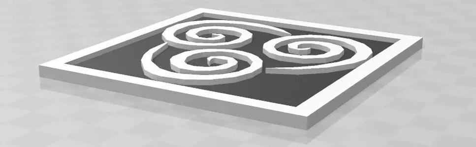 Avatar Air Nomads Symbol Coaster