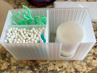 Q-TIP, FLOSS & MAKEUP REMOVER PAD HOLDER