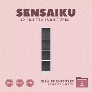 KLEPPSTAD Open Wardrobe for Mini Dollhouse IKEA 3D Print
