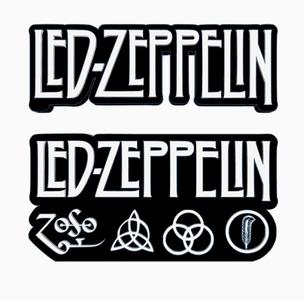 2x LED ZEPPELIN Logo Display by MANIACMANCAVE3D