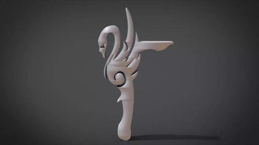 Simple Swan Ornament