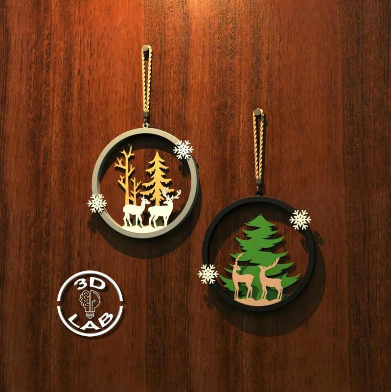 Wall ring for Christmas party decorations