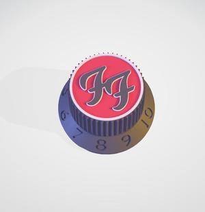 Guitar knob - Foo Fighters