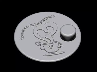 Elegant Coffee Cup Lid
