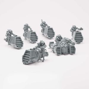 Hover Bike Squad of the Greater Good - Atalan’ta Anu’bis with Alphus