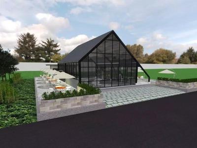 Exterior Of Caffe with Scandinavian concept Model 3D