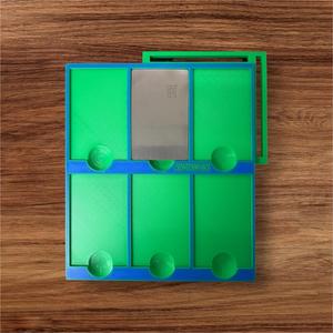 Business Card Laser Engraving Jig – 6 Card Batch Alignment Fixture | STL File