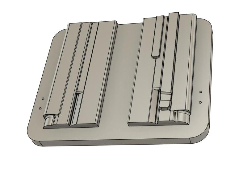 Taurus GX4 CARRY with Olight Baldr mini vac mold with trim jig
