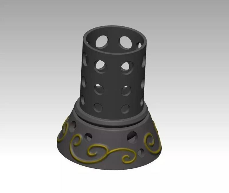 Kitchen Utensil Holder with Drainage Holes and Detachable Base