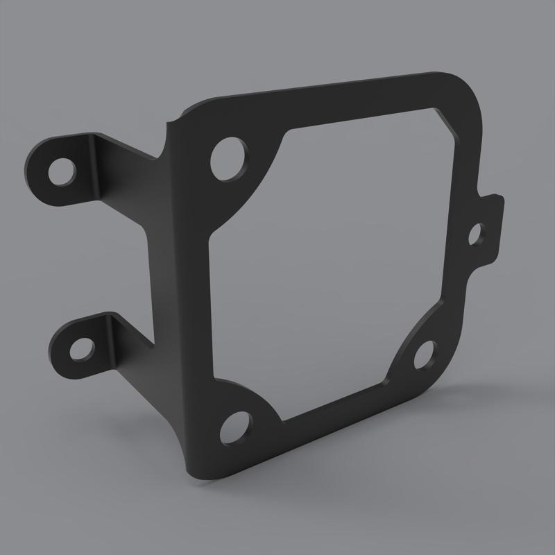 Pporsche Panamera Distronic radar bracket 971907561 L + R (Laser metal cutting or 3D printing)