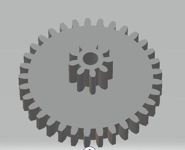 gear 33 Z and gear 9Z dof 13 mm