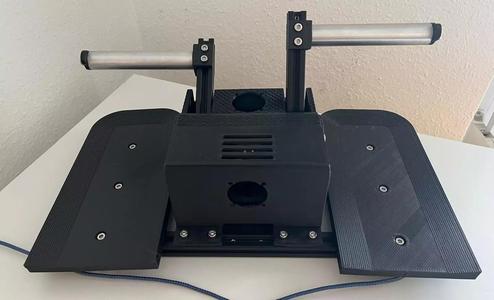 DIY sim helicopter pedals