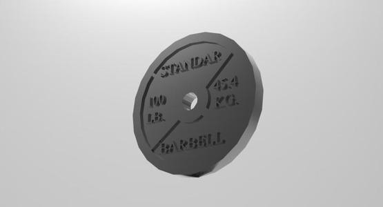 Standard Barbell 100 Lb