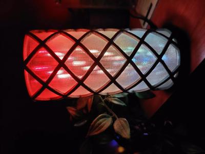 Wire helix lamp