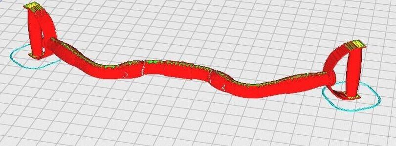 Tricep Curl Bar with D-Handle Attachment