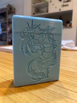 Pokemon TCG card box - Base set - classic - generic - Gyarados theme
