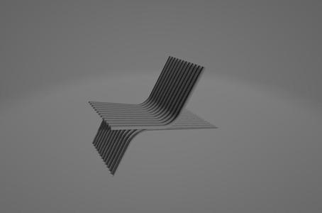 OBJ-O Two Lounge Chair – 3D Printable Modern Seating Design