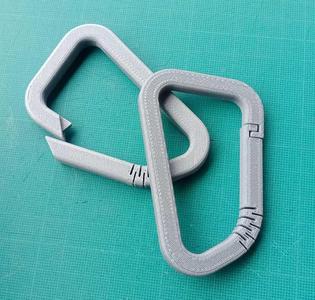quadrangular Carabiner Mousqueton Mosquetón2