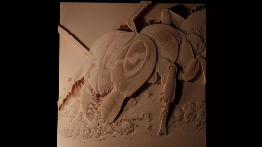 Leafcutter Ant CNC 3d Print High Relief Sand Casting