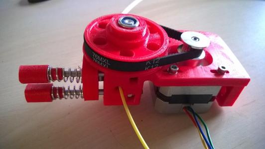 Greg Wade Bowden Extruder, Delta Bad Boy 3d printer