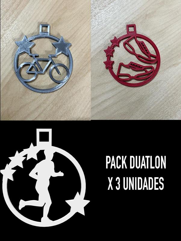 Duatlon Christmas Spheres