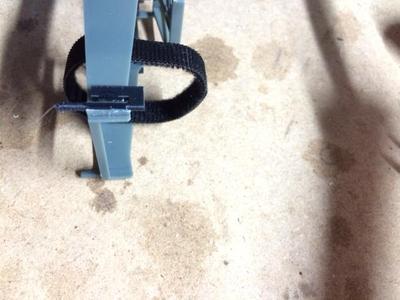 350 QX battery tray post