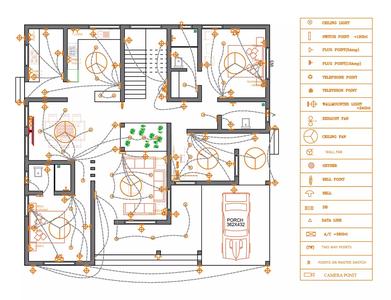 Undreground water tank and septic tank drawing
