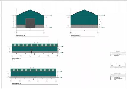 STEEL DESIGN WAREHOUSE 9x30M