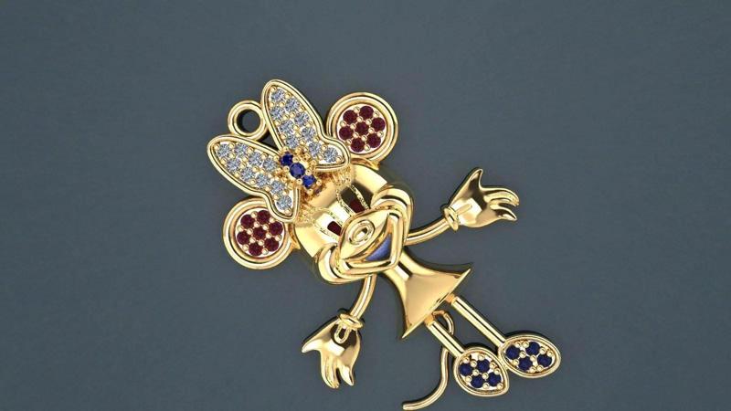 Micky Mouse Necklace - Pendant