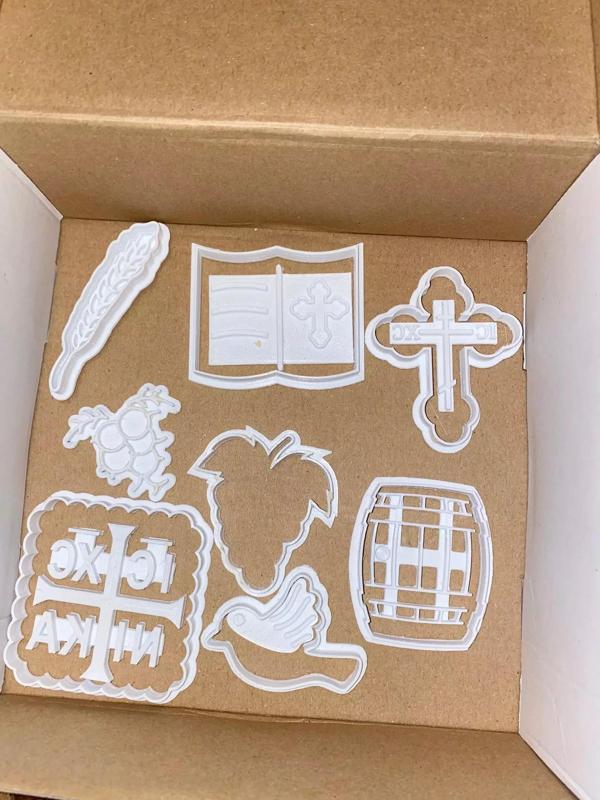 Cookie cutter set modli za slavski kolac 3D Print file digital